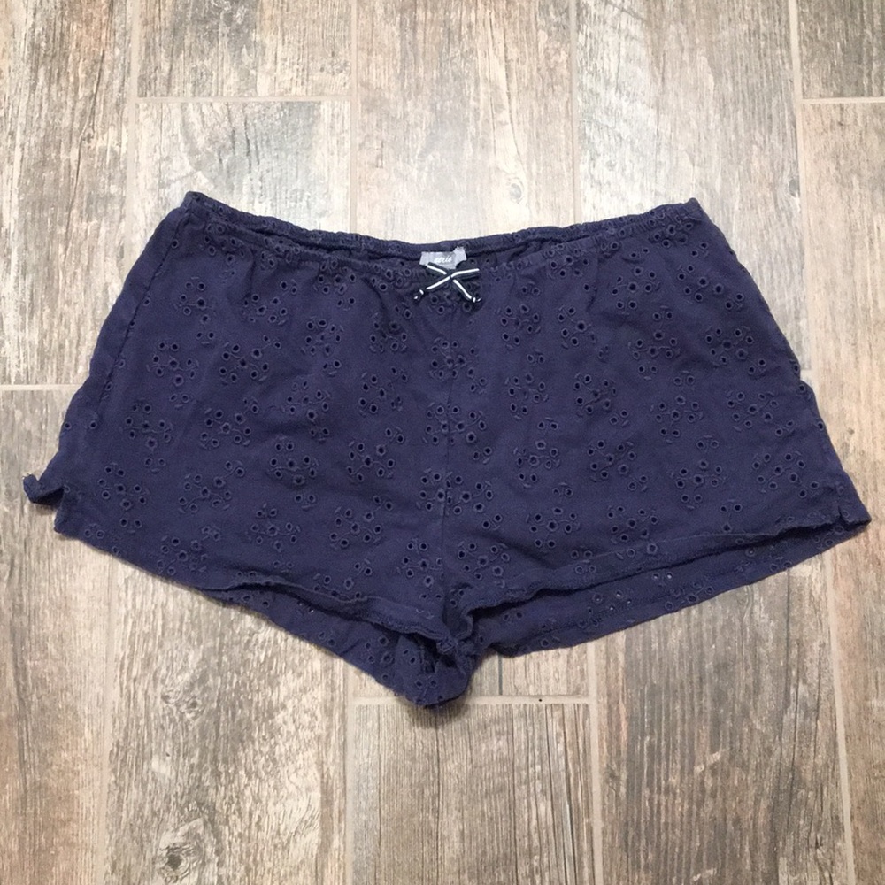 Women’s Aerie blue boxer shorts